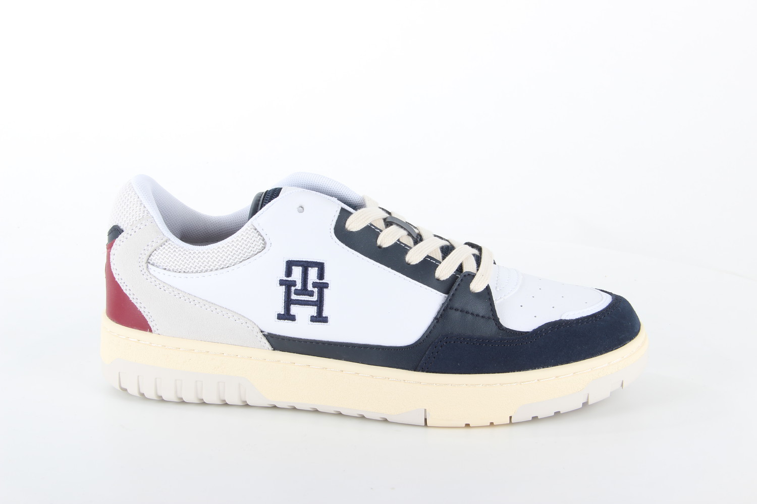 Tommy Hilfiger FM0FM04728 0GY Sneakers Blauw Combi TH BASKET STREET MIX