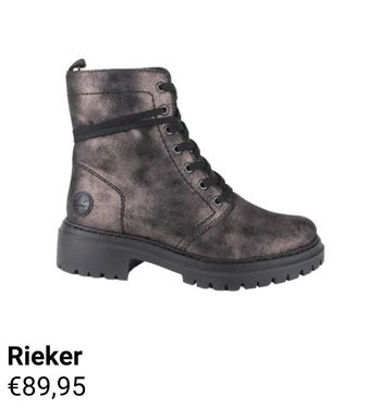 Rieker stoere veterboot