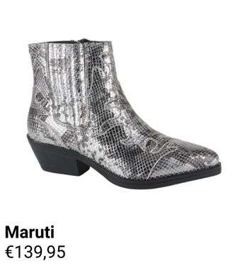 Maruti metallic westernboot