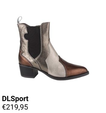 DLSport westenboots metallic uitneembaar voetbed