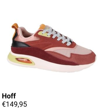 Hoff sneaker bordeauxrood