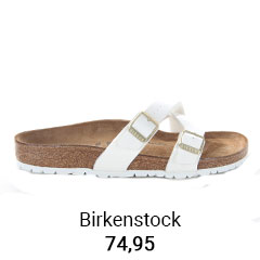 Birkenstock slipper met kurk