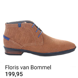 Floris van Bommel bruine veterboot