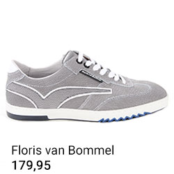Floris van Bommel grijze sneaker