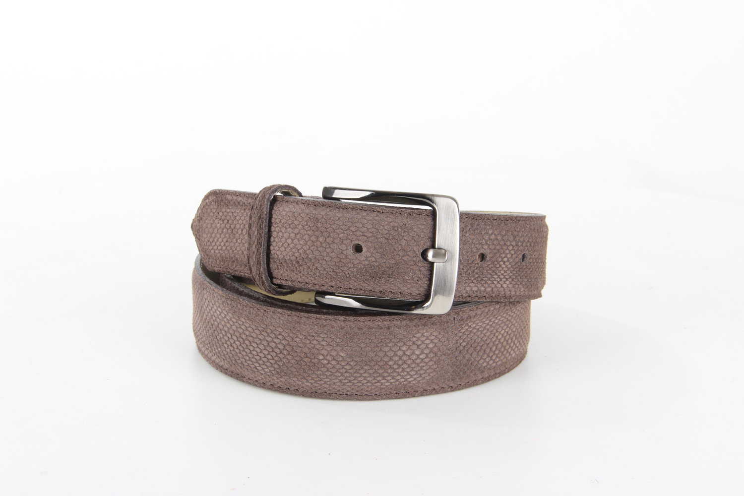 Rehab Belt Grand Suede Grey Brown Riemen grijs 8842 228402 2040