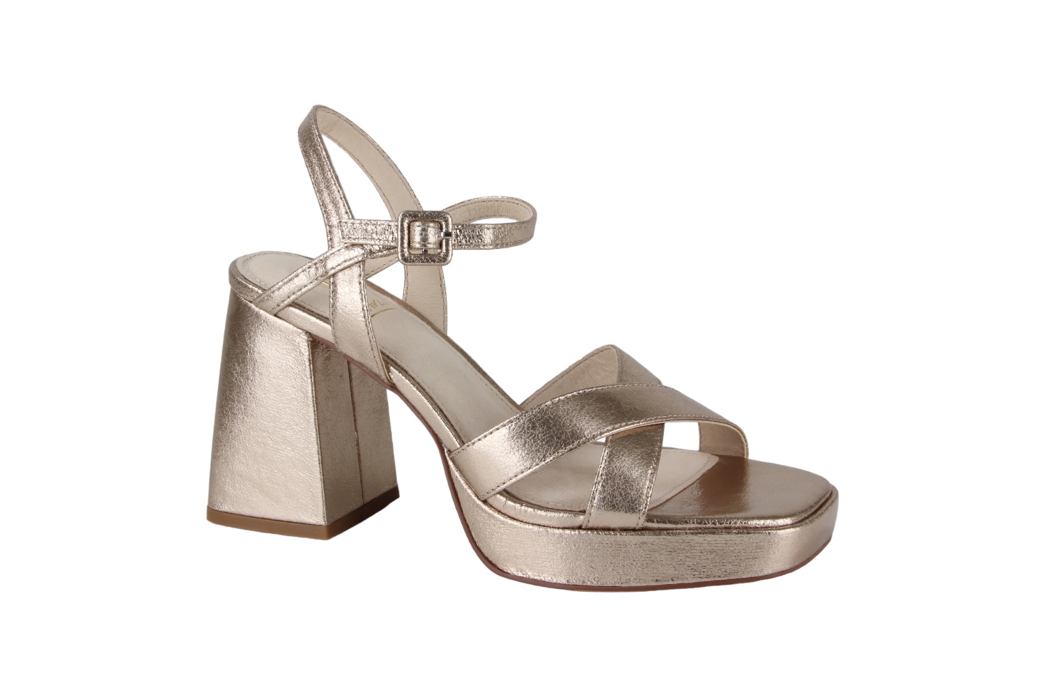 La Strada 2201027 1643 GOLD Sandalen Gekleed goud