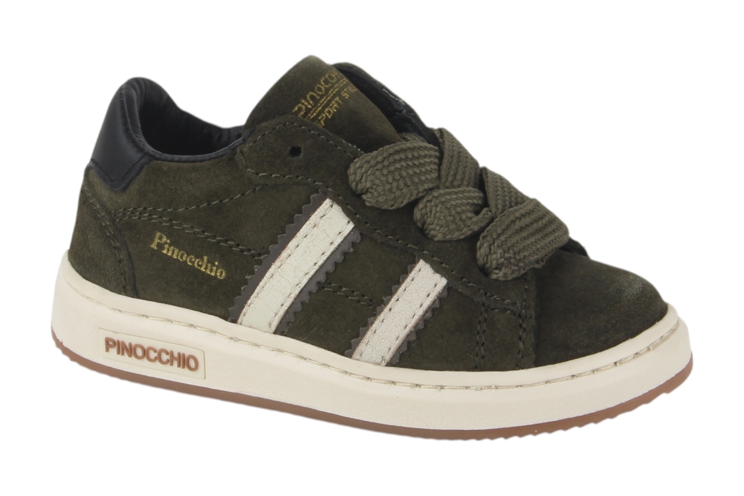 Pinocchio P1730 – Sneaker Bambini E Ragazzi, Colore Blu Scuro E Marrone, Comode E Resistenti Per Gioco E Sport