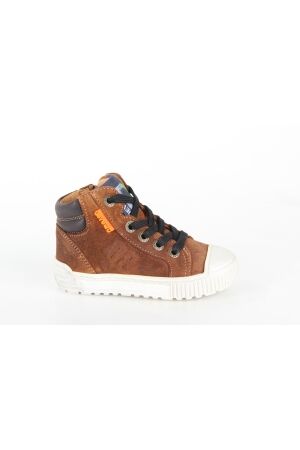 Develab Develab boys mid cut sneaker laces 753 Cognac Suede Develab Develab boys mid cut sneaker laces 753 Cognac Suede