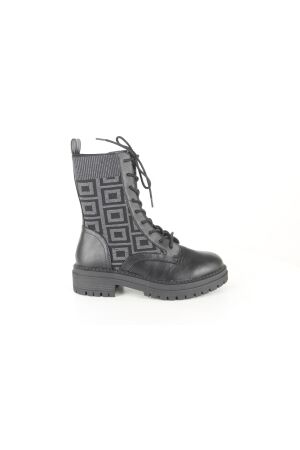 La Strada La Strada black rolo + black/grey knitted La Strada La Strada black rolo + black/grey knitted