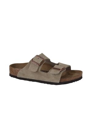 Birkenstock Birkenstock arizona kids suede leather narrow Taupe Birkenstock Birkenstock arizona kids suede leather narrow Taupe