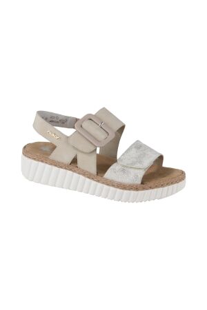 Rieker Rieker sandaal aleria/morelia 60 beige-gold/perle