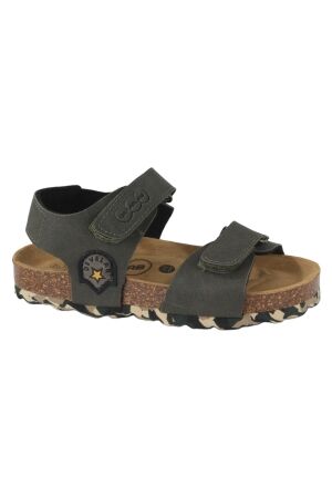 Develab Develab boys sandal patch 558 Kaki Grained Develab Develab boys sandal patch 558 Kaki Grained