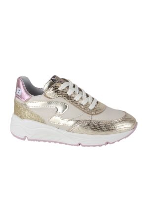 Develab Develab girls low cut sneaker laces 351 Gold Metallic