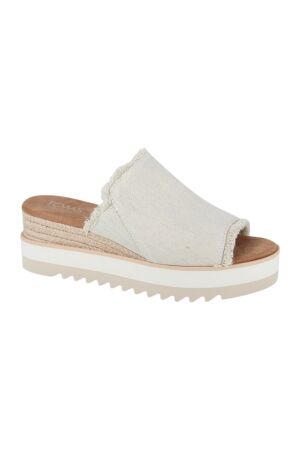 Toms Toms diana mule wht ony txtrd dnm wm dianam sand WHITE