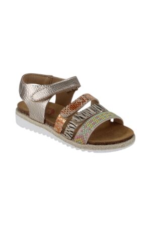 Develab Develab grls sandal mlti strap slimfit 351 Gold Metallic