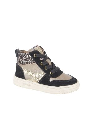 Develab Develab girls mid cut sneaker lace 999 Black Combi Fantasy Develab Develab girls mid cut sneaker lace 999 Black Combi Fantasy