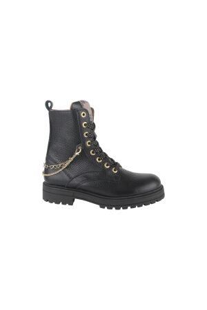 Develab Develab girls mid boot lace 922 Black Nappa