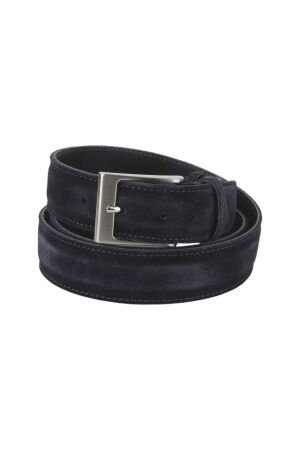 Berkelmans Berkelmans belt marino suede Navy Marino Suede