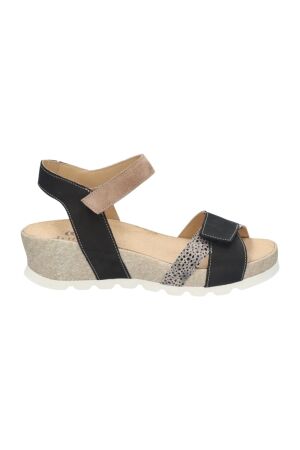 Durea Durea 7403 k 1009 Zwart/Taupe/Antiekroze/Zand