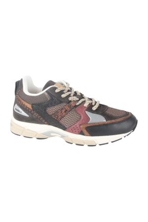 Shabbies Shabbies abbey run sneaker mesh black/brown 1101 Black/Brown