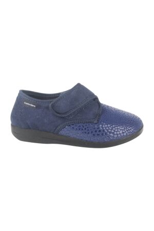 ComfortSens ComfortSens comfort pantoffel klittenband Navy