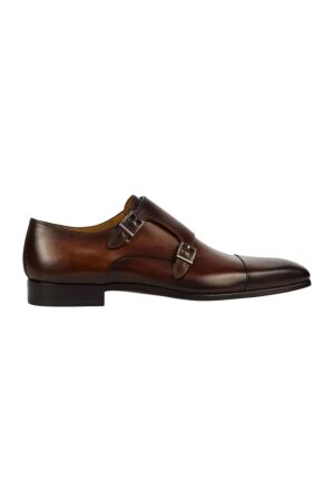 Magnanni Magnanni 23808 gespschoen Mid-Brown