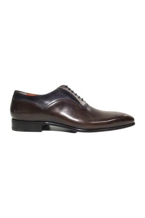 Santoni Santoni nette veterschoenen DONKERBRUIN