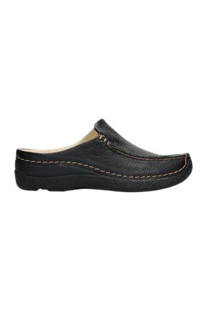 Wolky Wolky seamy slide printed leather 000 Black AYR