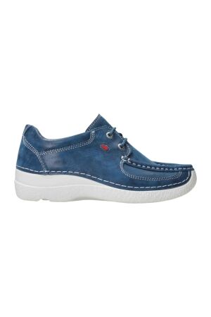 Wolky Wolky roll shoe fantastic leather 804 Atlantic Blue
