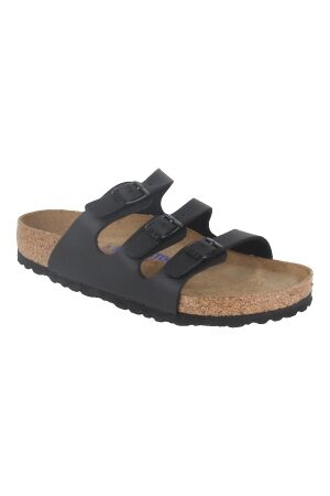Birkenstock Birkenstock florida soft footbed birko-flor regular Black Birkenstock Birkenstock florida soft footbed birko-flor regular Black