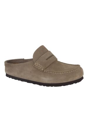 Birkenstock Birkenstock naples wrapped suede leather narrow  Taupe