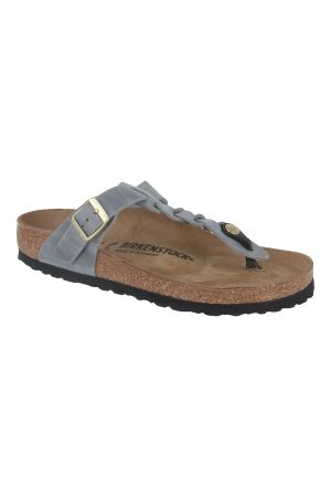 Birkenstock Birkenstock gizeh braided natural leather oiled regular basalt Basalt Gray