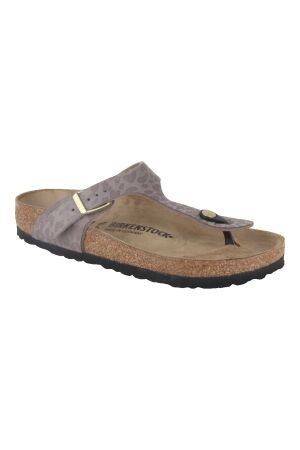 Birkenstock Birkenstock gizeh bs synthetik regular  SYN Leo Grey Taupe