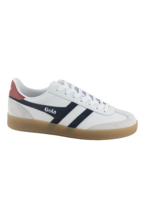 Gola Gola viper leather trainer  White/Navy/Rust/Gum