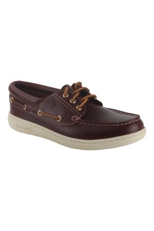 Timberland Timberland portofino pier boat shoe burgundy full grain BUR F GRAIN