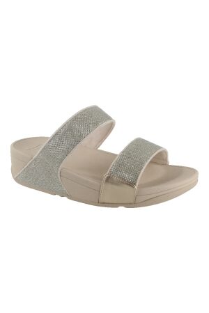 Fitflop Fitflop lulu shimmerglitz slides 675 Platino Fitflop Fitflop lulu shimmerglitz slides 675 Platino
