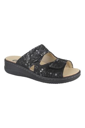 Ti Comos Ti Comos slipper klittenband - eleonora  Nero