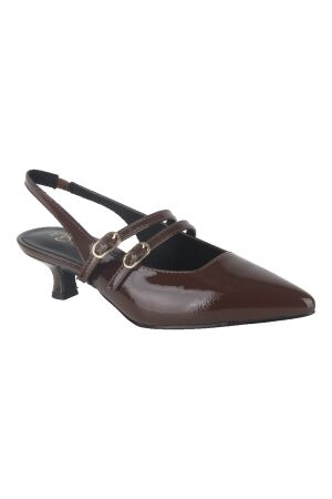 Marco Tozzi Marco Tozzi slingback bruin lak 357 CINNAMON PAT.