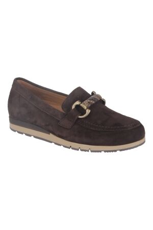 Gabor Gabor loafer 004 Samtchevr./Python mocca