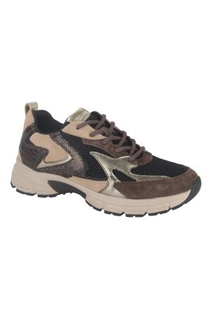 Gabor Gabor sneaker 007 Mesh/Vel/Met/MiniP. black/brown/sand c