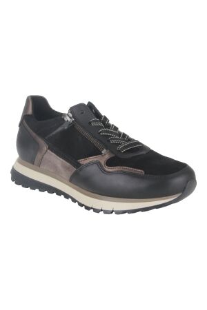 Gabor Gabor sneaker 001 Samt/Foulard/Perl. black/taupe